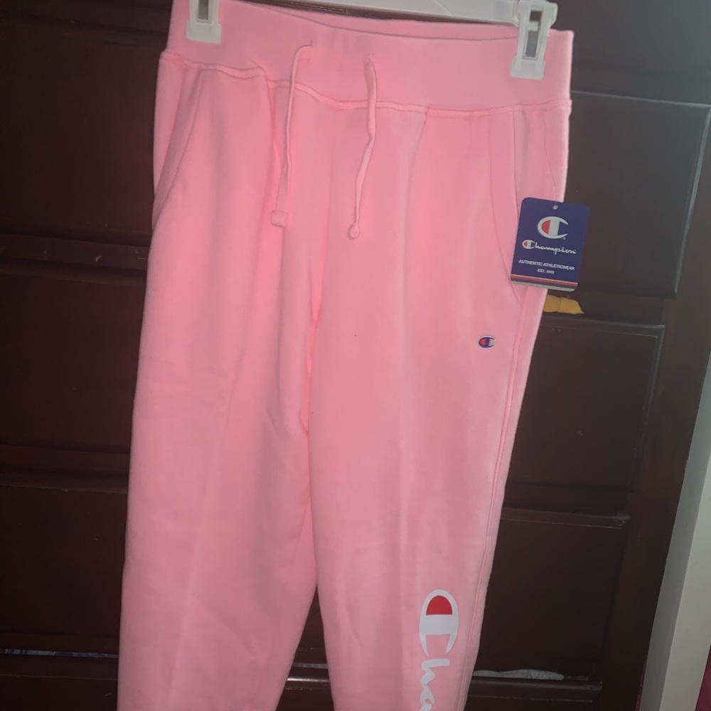 pink champion sweatpants